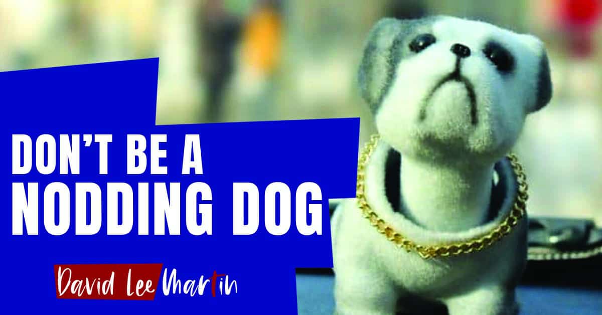 Don't Be A Nodding Dog